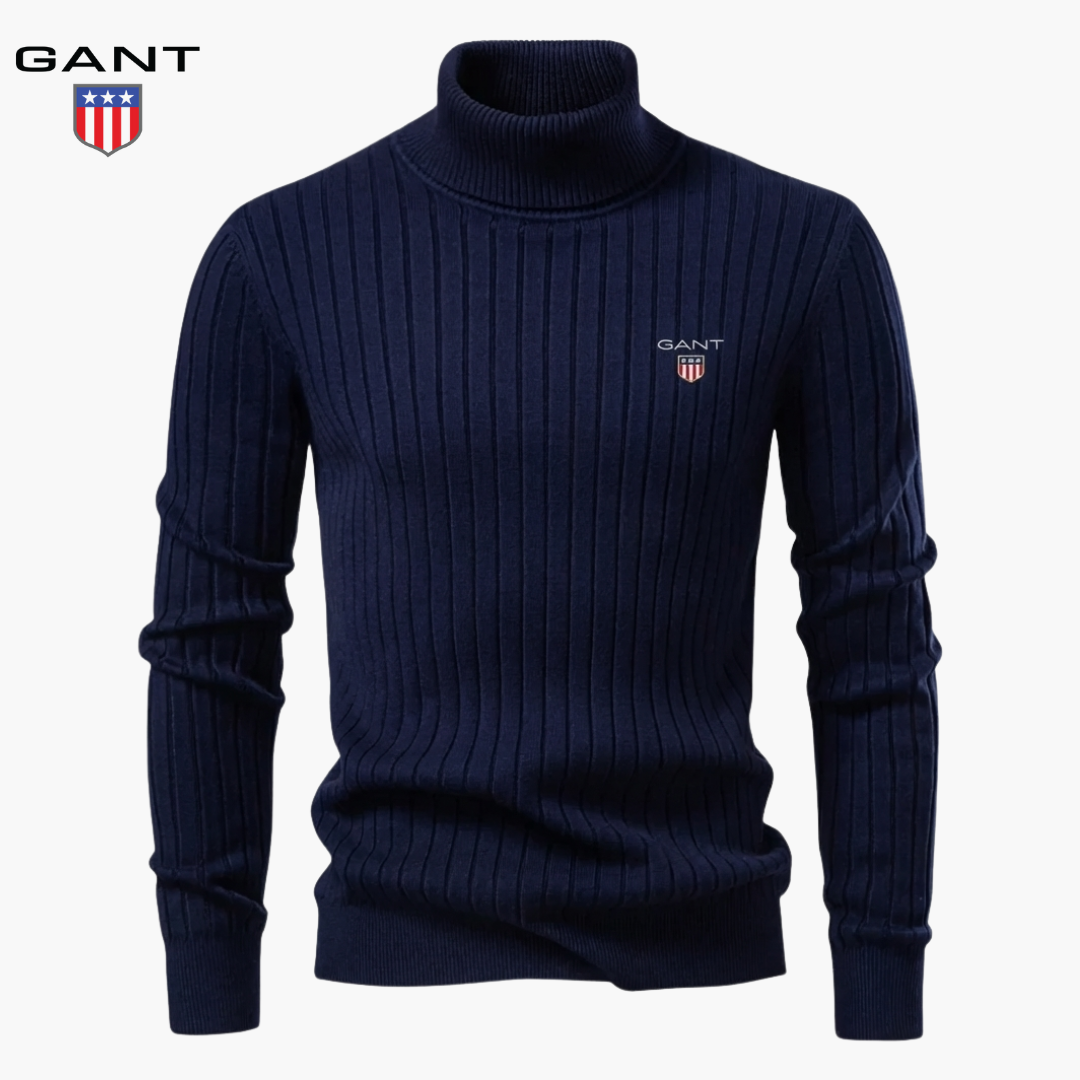 Marcus | Premium Ribbed Polo Sweater