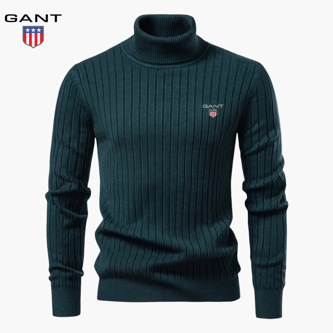 Marcus | Premium Ribbed Polo Sweater