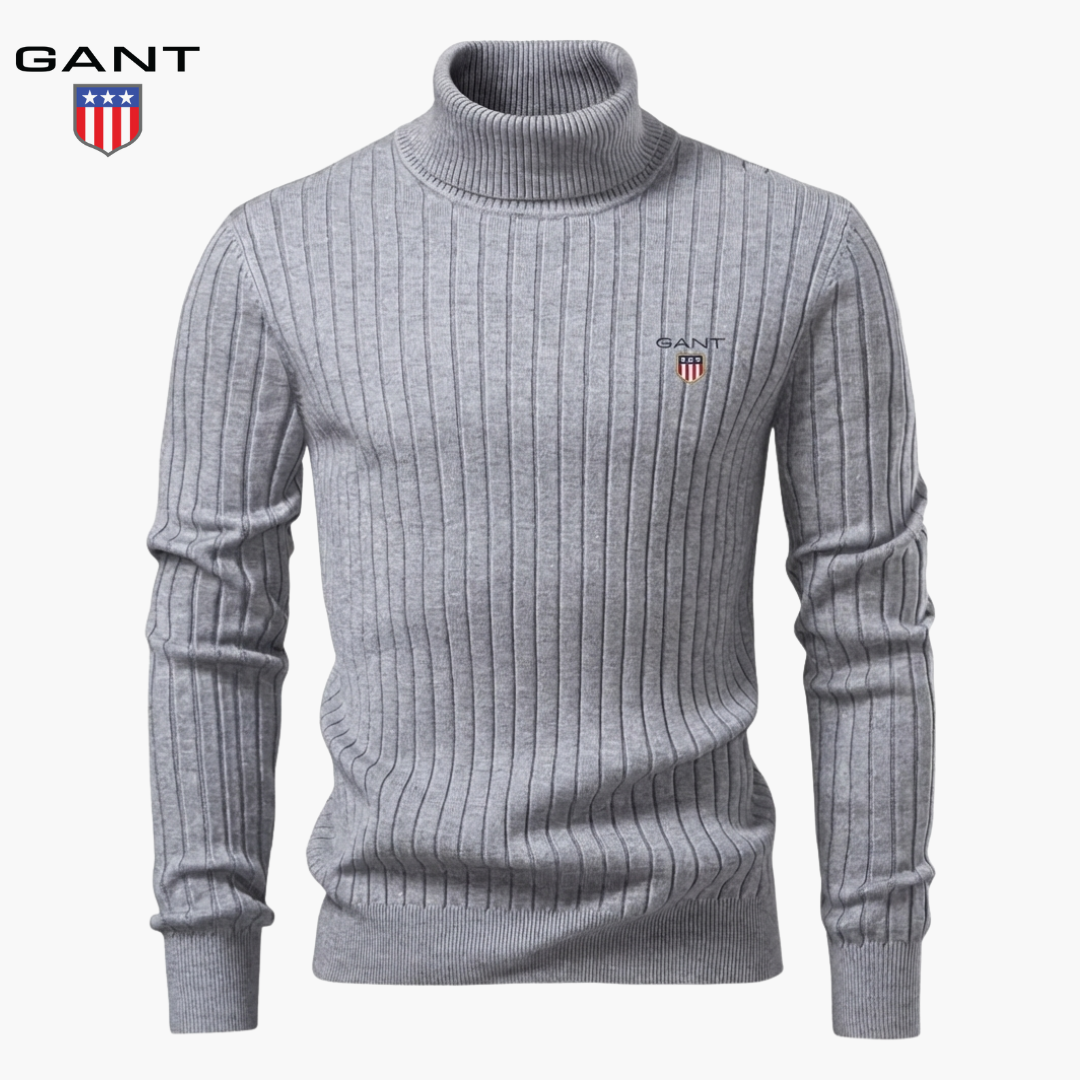 Marcus | Premium Ribbed Polo Sweater