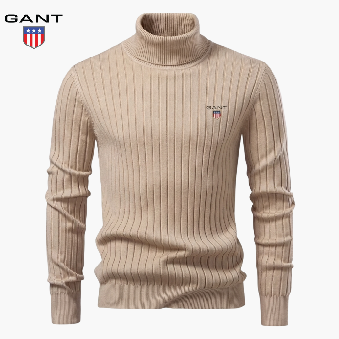Marcus | Premium Ribbed Polo Sweater