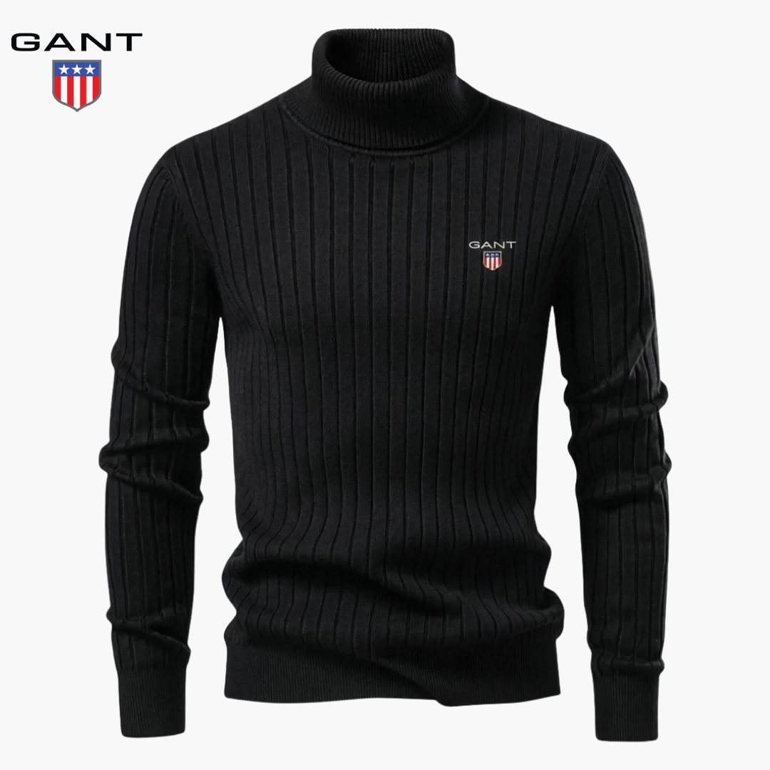 Marcus | Premium Ribbed Polo Sweater