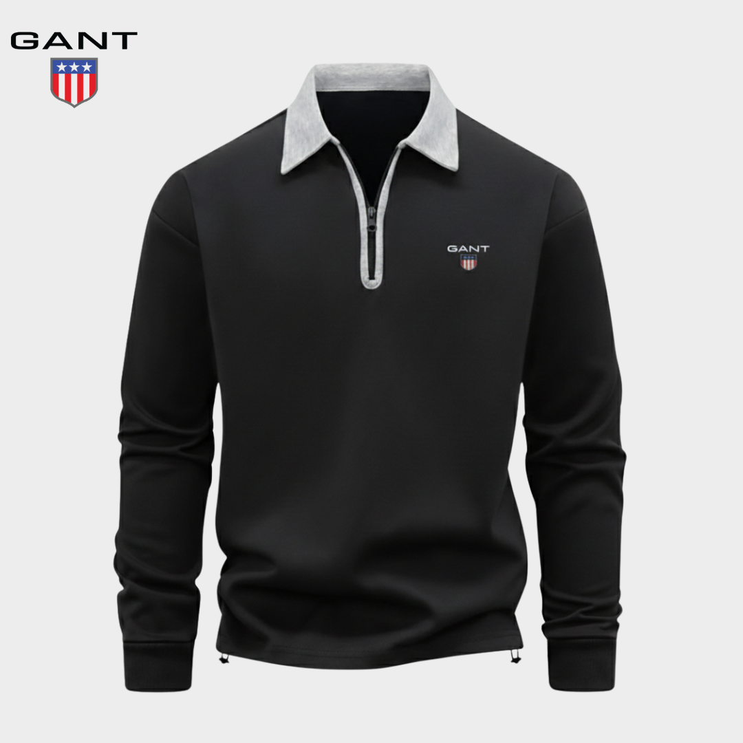 GANT™ Premium Zip-Kraag Gebreide Trui