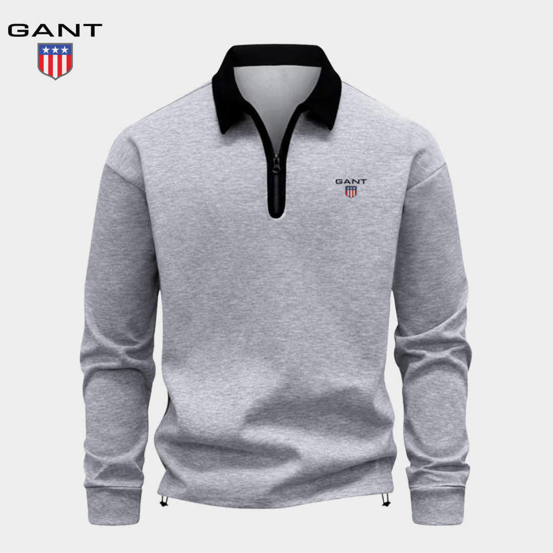 GANT™ Premium Zip-Kraag Gebreide Trui