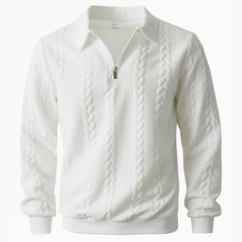 Alessandro™ | Polo Quarter Zip in Maglia Classica