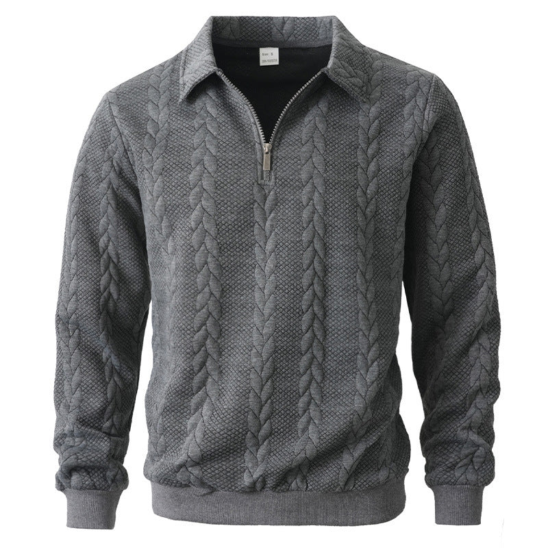 Alessandro™ | Polo Quarter Zip in Maglia Classica