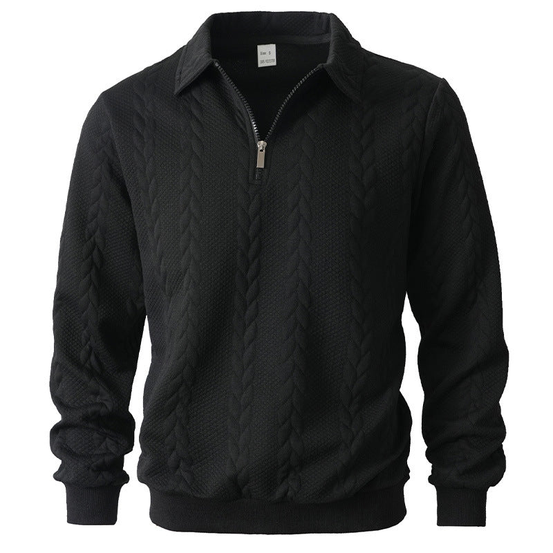 Alessandro™ | Polo Quarter Zip in Maglia Classica