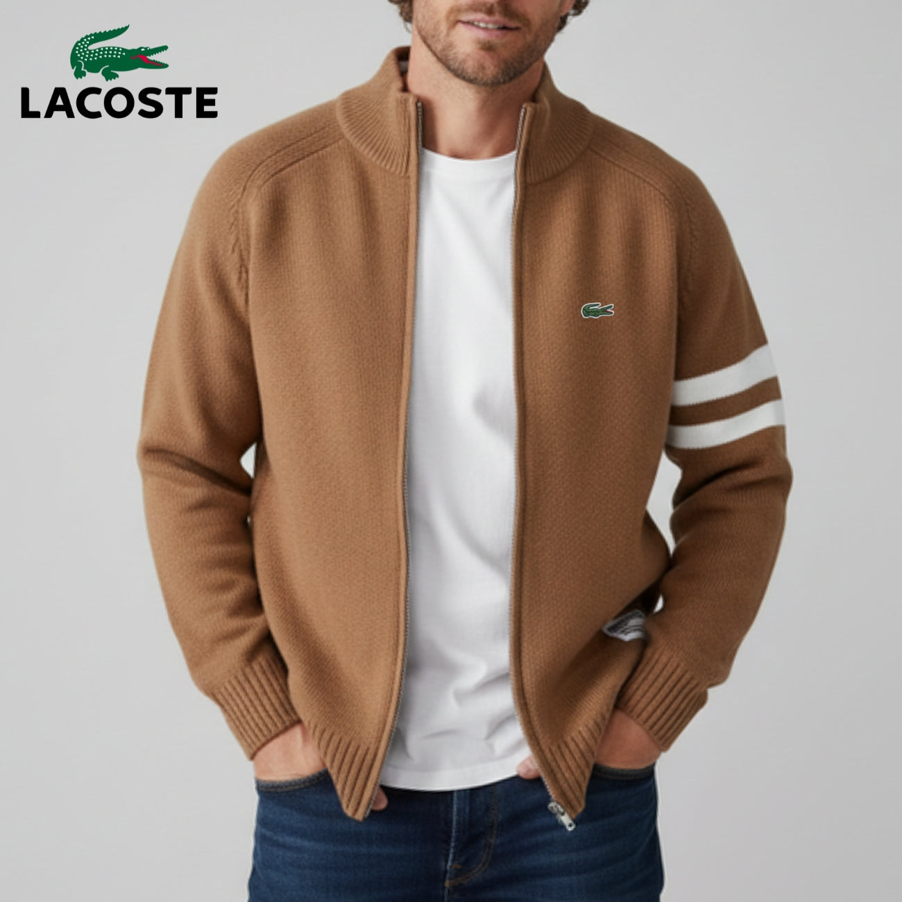 LCT | Veste Zippée Casual Chic pour Homme